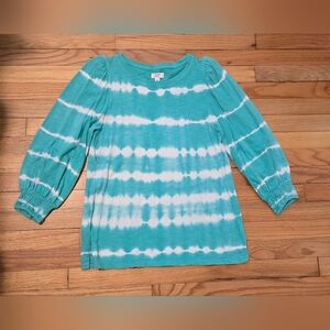 Crown & Ivy Womens Three Quarter Length Top